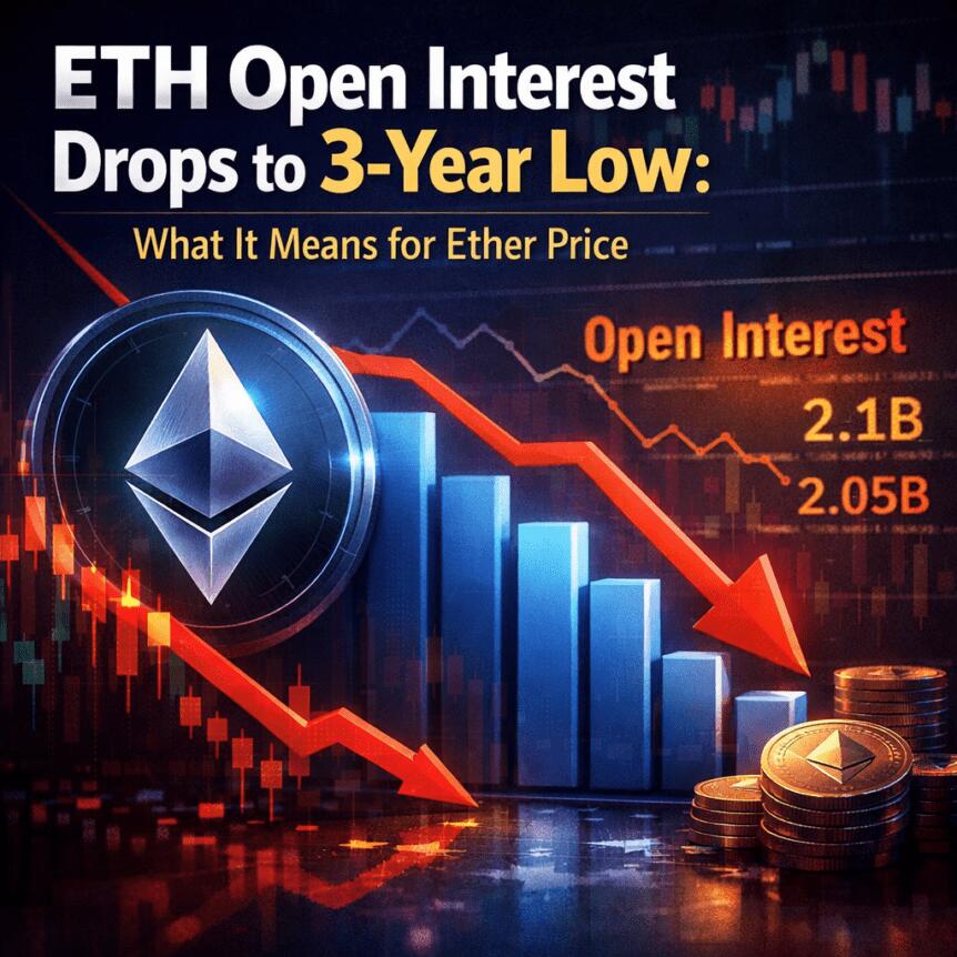 Eth Open Interest Drops To 3-Year Low: What It Means For Ether Price