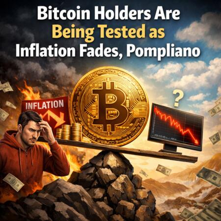 Bitcoin Holders Are Being Tested as Inflation Fades, Pompliano Bitcoin Holders Are Being Tested As Inflation Fades, Pompliano