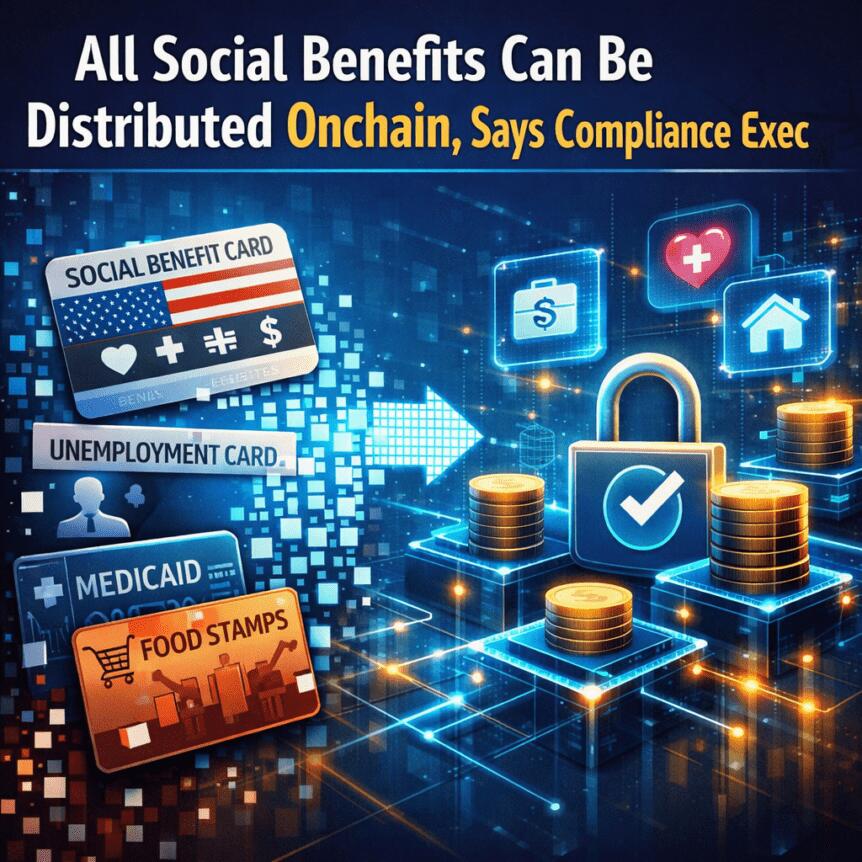 All Social Benefits Can Be Distributed Onchain, Says Compliance Exec All Social Benefits Can Be Distributed Onchain, Says Compliance Exec