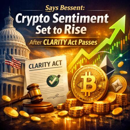 Says Bessent: Crypto Sentiment Set To Rise After Clarity Act Passes
