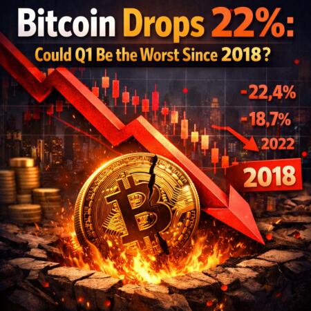 Bitcoin Drops 22%: Could Q1 Be the Worst Since 2018? Bitcoin Drops 22%: Could Q1 Be The Worst Since 2018?