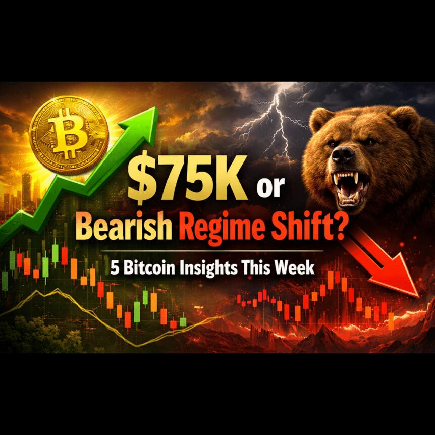 $75K or Bearish Regime Shift? 5 Bitcoin Insights This Week $75k Or Bearish Regime Shift? 5 Bitcoin Insights This Week