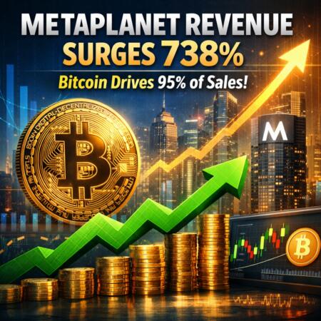 Metaplanet Revenue Surges 738% As Bitcoin Drives 95% Of Sales