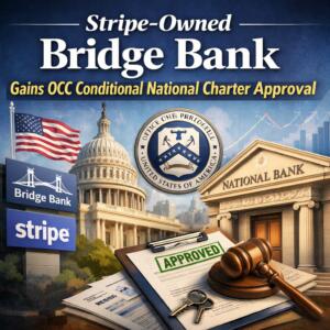 Stripe-Owned Bridge Bank Gains Occ Conditional National Charter Approval