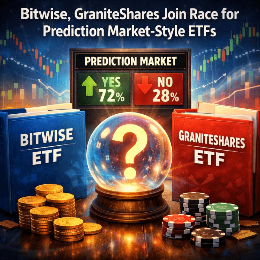 Bitwise, GraniteShares Join Race for Prediction Market-Style ETFs