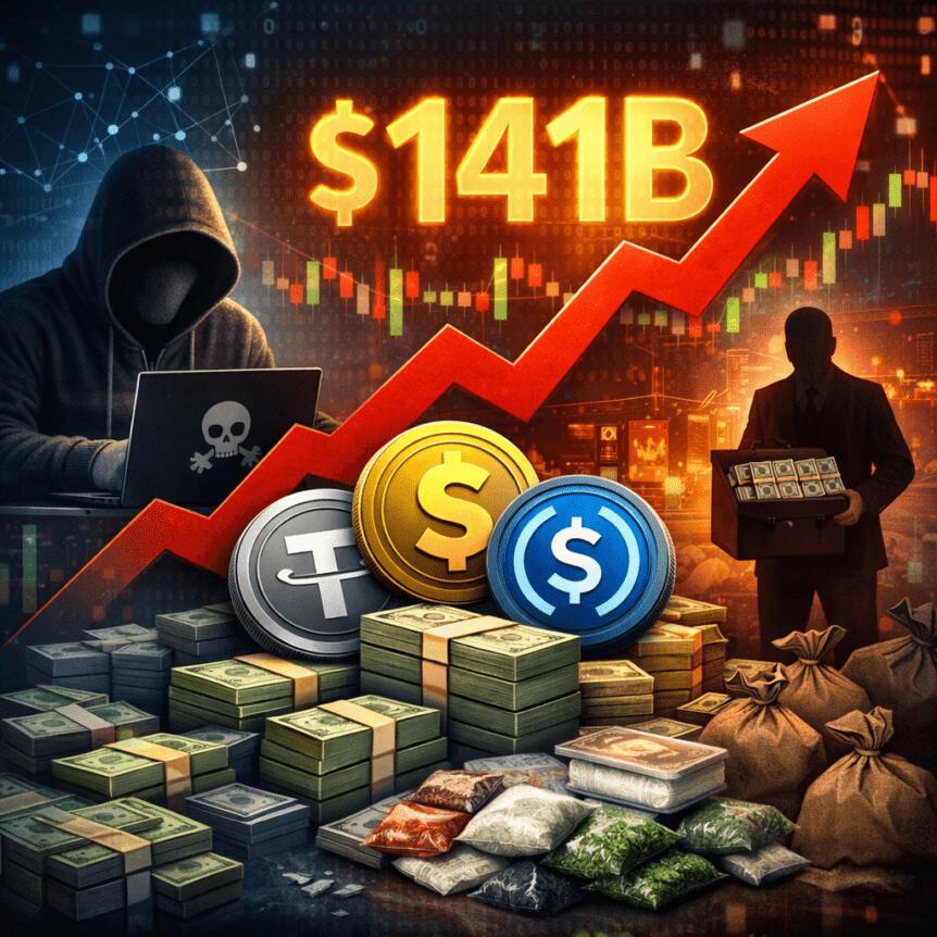 استیبل کوین‌های غیرقانونی در سال ۲۰۲۵ به بالاترین سطح ۵ ساله با ۱۴۱ میلیارد دلار رسیدند، TRM Labs