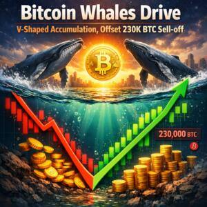 Bitcoin Whales Drive V-Shaped Accumulation, Offset 230K BTC Sell-off Bitcoin Whales Drive V-Shaped Accumulation, Offset 230k Btc Sell-Off