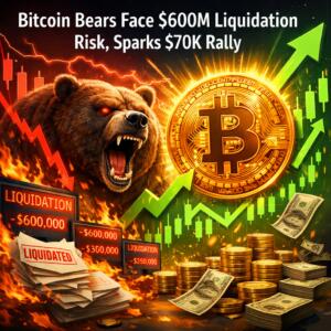 Bitcoin Bears Face $600M Liquidation Risk, Sparks $70K Rally Bitcoin Bears Face $600m Liquidation Risk, Sparks $70k Rally