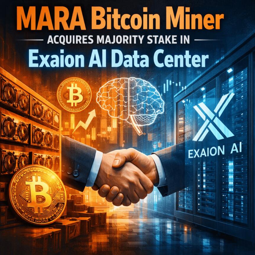 MARA Bitcoin Miner Acquires Majority Stake in Exaion AI Data Center Mara Bitcoin Miner Acquires Majority Stake In Exaion Ai Data Center