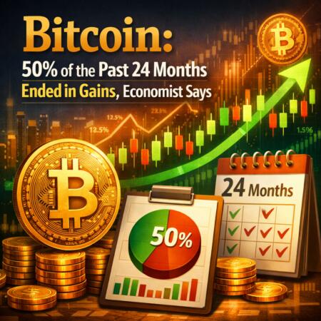 Bitcoin: 50% Of The Past 24 Months Ended In Gains, Economist Says