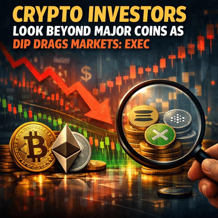 Crypto Investors Look Beyond Major Coins as Dip Drags Markets: Exec