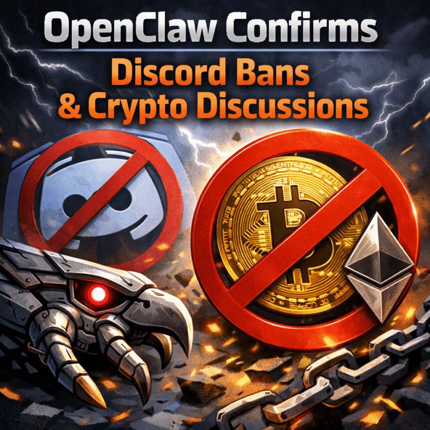 OpenClaw confirms Discord ban on Bitcoin and crypto discussions