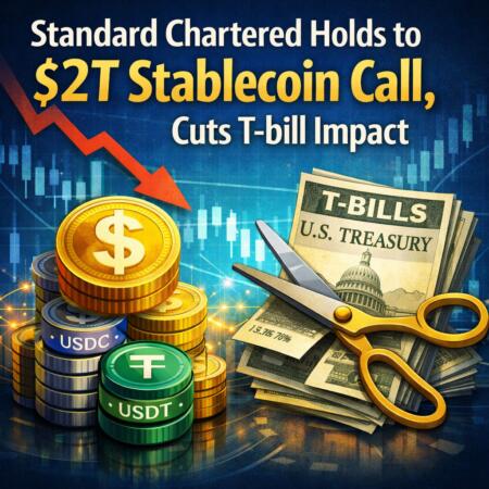 Standard Chartered Holds To $2t Stablecoin Call, Cuts T-Bill Impact