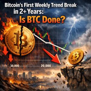 Bitcoin's First Weekly Trend Break In 2+ Years: Is Btc Done?