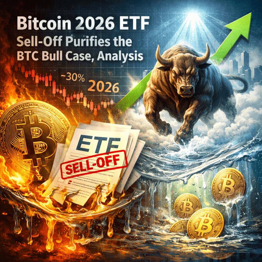 Bitcoin 2026 ETF Sell-Off Purifies the BTC Bull Case, Analysis Bitcoin 2026 Etf Sell-Off Purifies The Btc Bull Case, Analysis