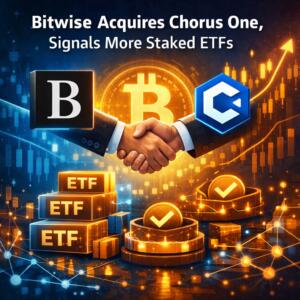Bitwise Acquires Chorus One, Signals More Staked Etfs