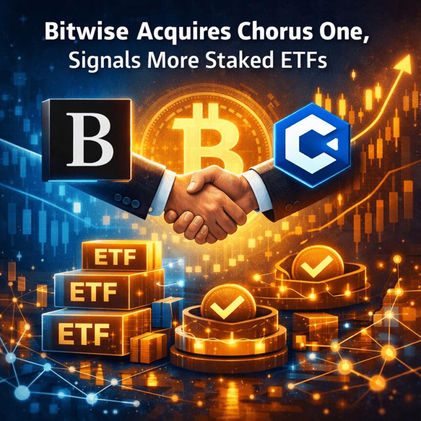 Bitwise Acquires Chorus One, Signals More Staked ETFs Bitwise Acquires Chorus One, Signals More Staked Etfs