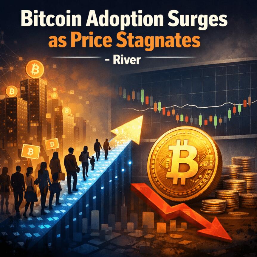 Bitcoin Adoption Surges as Price Stagnates – River Bitcoin Adoption Surges As Price Stagnates - River