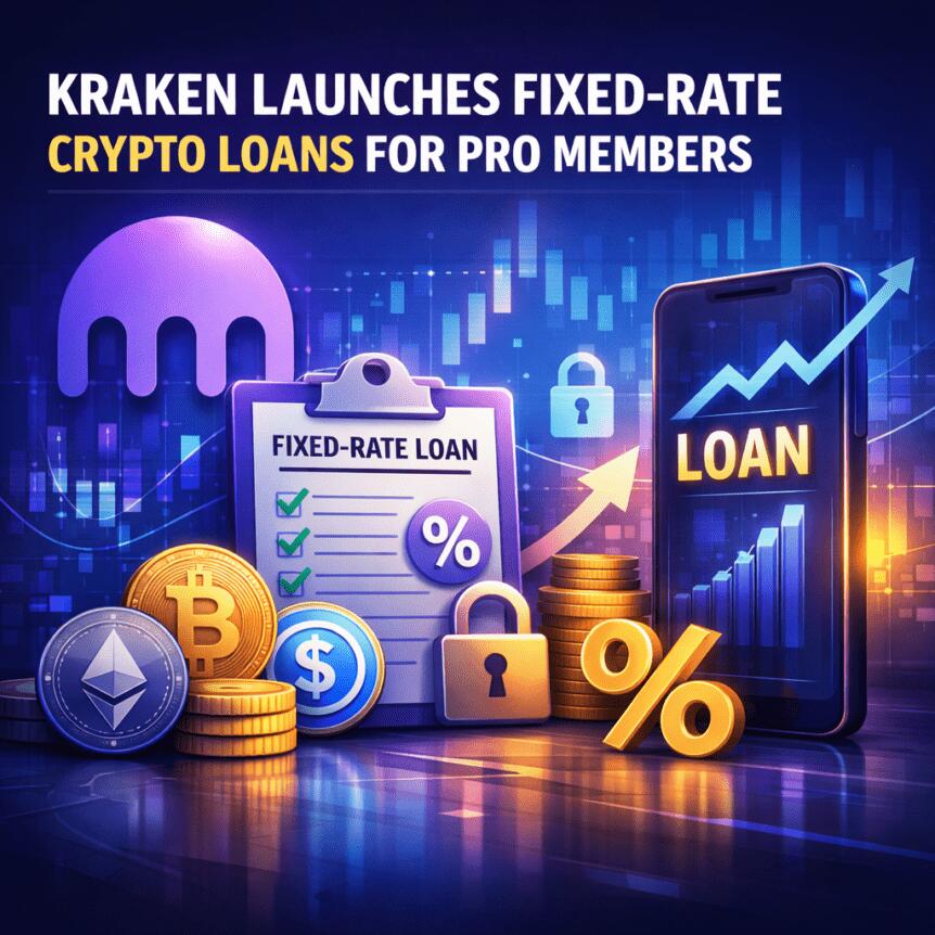 Kraken Launches Fixed-Rate Crypto Loans for Pro Members