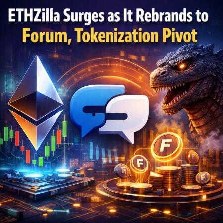 ETHZilla Surges as It Rebrands to Forum, Tokenization Pivot Ethzilla Surges As It Rebrands To Forum, Tokenization Pivot