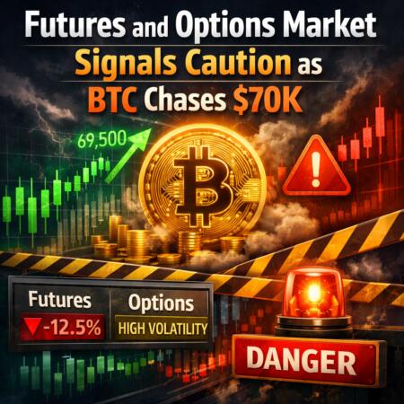 Futures And Options Market Signals Caution As Btc Chases $70k