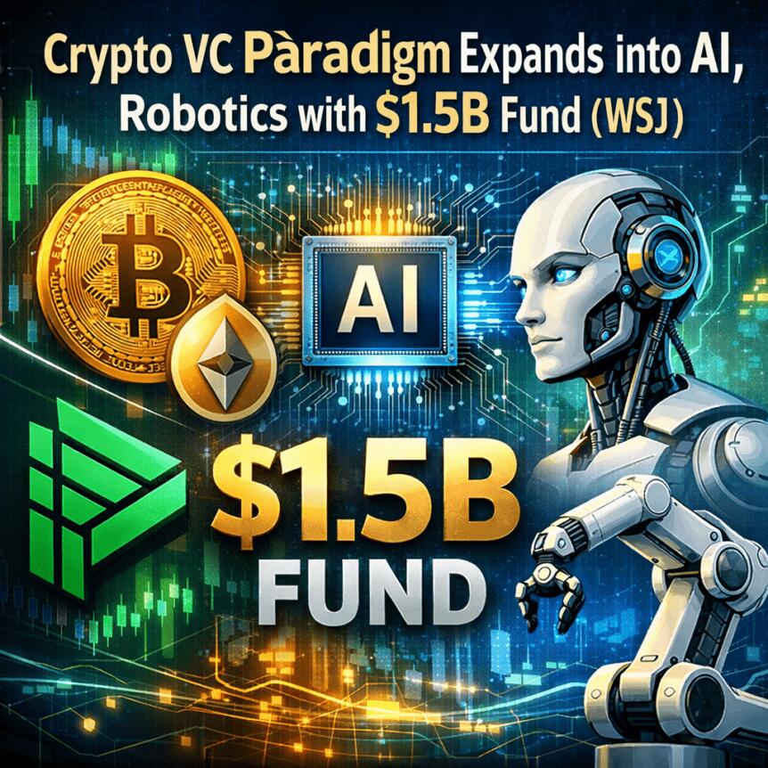 Crypto Vc Paradigm Expands Into Ai, Robotics With $1.5b Fund (Wsj)
