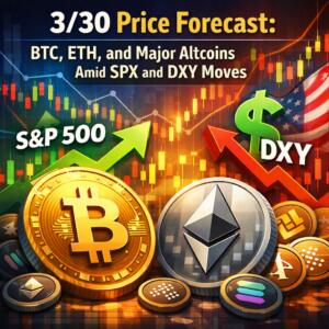 3/30 Price Forecast: BTC, ETH, and Major Altcoins Amid SPX and DXY Moves 3/30 Price Forecast: Btc, Eth, And Major Altcoins Amid Spx And Dxy Moves