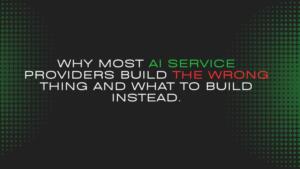 The Four Service Models That Actually Generate Revenue