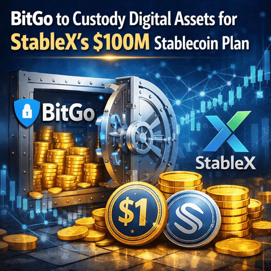 BitGo to Custody Digital Assets for StableX’s $100M Stablecoin Plan