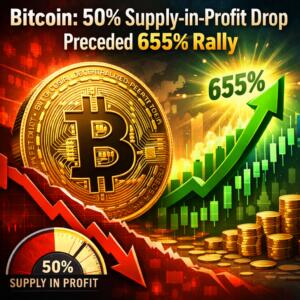 Bitcoin: 50% Supply-in-Profit Drop Preceded 655% Rally Bitcoin: 50% Supply-In-Profit Drop Preceded 655% Rally