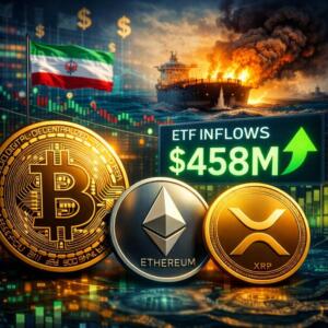 Bitcoin, Ethereum, XRP Rally as ETF Inflows Hit $458M Amid Strait of Hormuz Crisis Bitcoin, Ethereum, Xrp Rally As Etf Inflows Hit $458m Amid Strait Of Hormuz Crisis