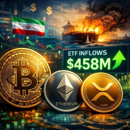 Bitcoin, Ethereum, Xrp Rally As Etf Inflows Hit $458m Amid Strait Of Hormuz Crisis