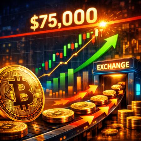 Bitcoin Exchange Inflows Surge As Btc Hits $75k Resistance