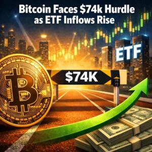 Bitcoin Faces $74k Hurdle As Etf Inflows Rise