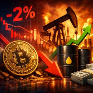 Bitcoin Falls 2% as Oil Prices Rally on Energy Shortage Fears Bitcoin Falls 2% As Oil Prices Rally On Energy Shortage Fears