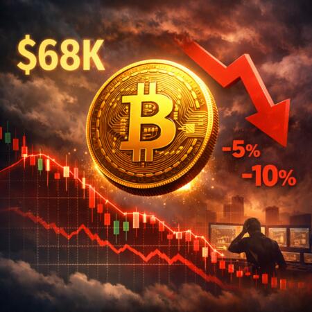 Bitcoin Hovering At $68k As Traders Predict Near-Term Decline