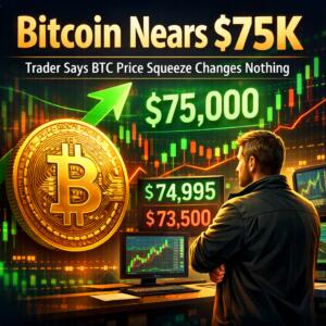 Bitcoin Nears $75k As Trader Says Btc Price Squeeze Changes Nothing