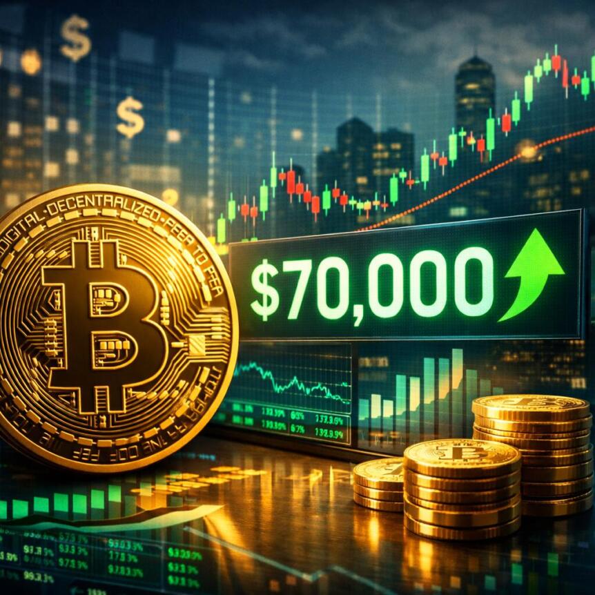 Bitcoin Price Tests $70,000 Again as Data Lifts Market