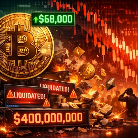 Bitcoin At $68k Triggers Nearly $400m In Crypto Liquidations.