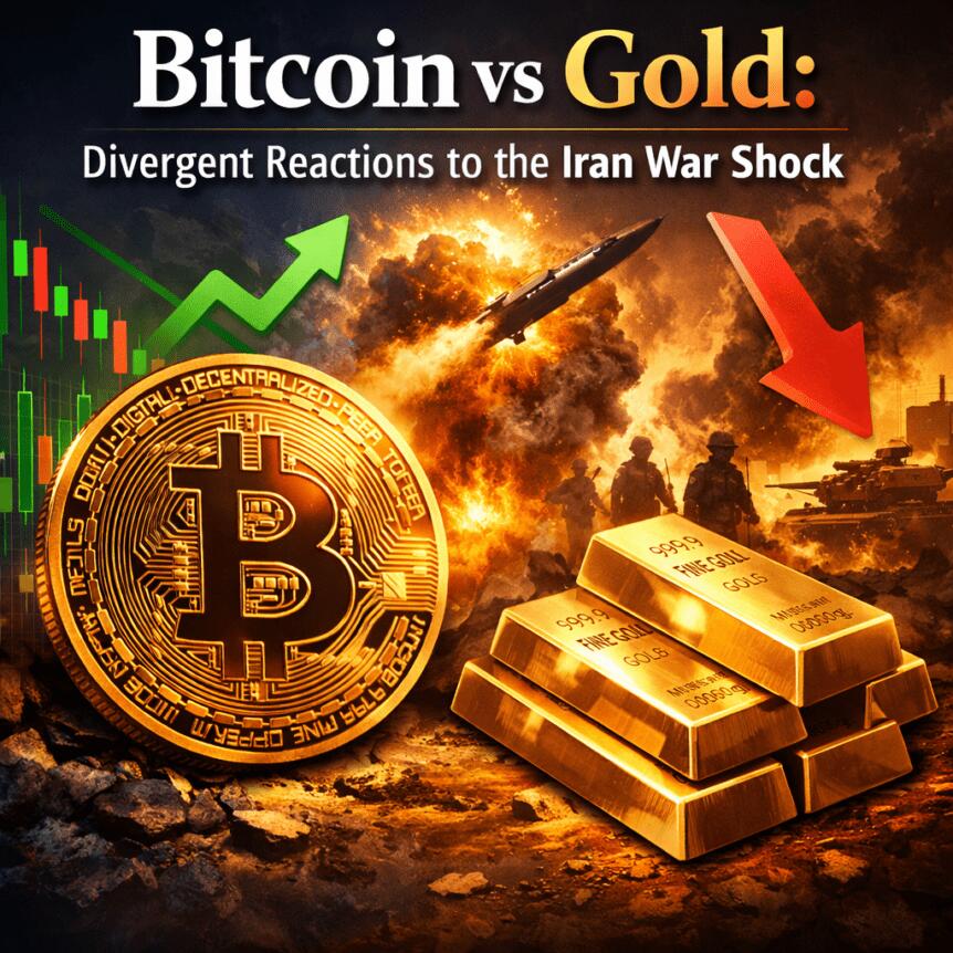 Bitcoin vs Gold: Divergent Reactions to the Iran War Shock Bitcoin Vs Gold: Divergent Reactions To The Iran War Shock