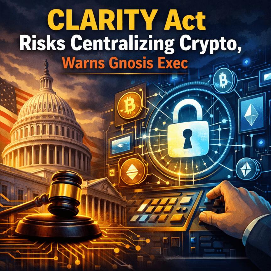 CLARITY Act Risks Centralizing Crypto, Warns Gnosis Exec