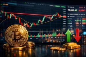Bitcoin Trades Narrow Range As Resistance Holds Near $71k