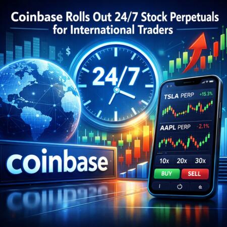 Coinbase Rolls Out 24/7 Stock Perpetuals for International Traders Coinbase Rolls Out 24/7 Stock Perpetuals For International Traders