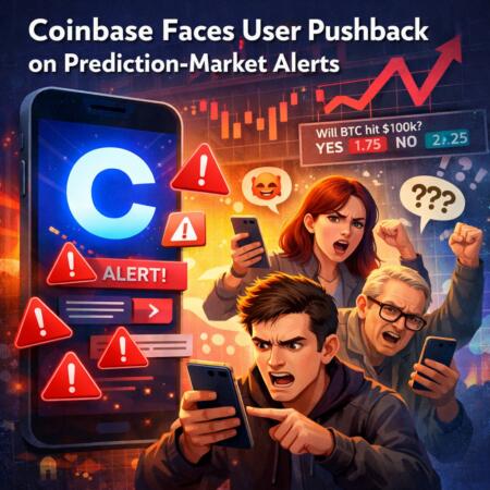 Coinbase faces user pushback on prediction-market alerts Coinbase Faces User Pushback On Prediction-Market Alerts