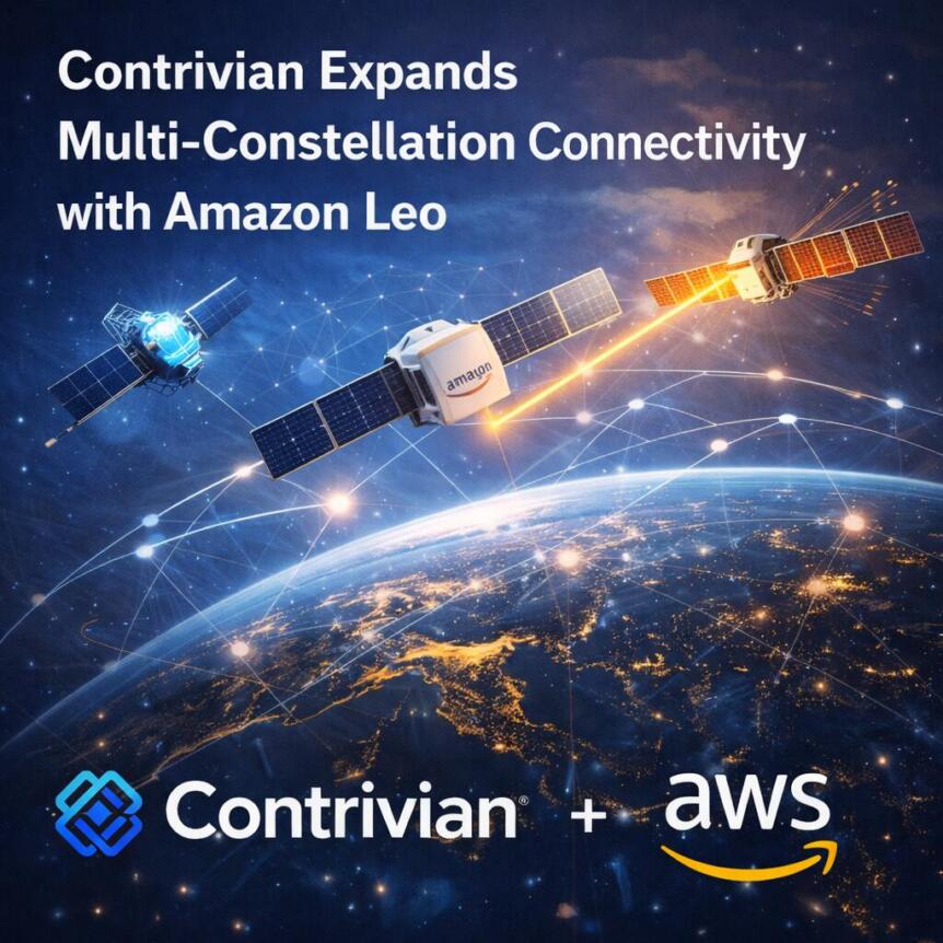 Contrivian Expands Multi-Constellation Connectivity With Amazon Leo