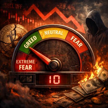 Crypto Fear And Greed Index Dips Back To Extreme Fear Levels