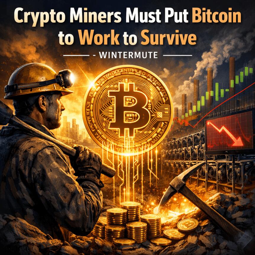 Crypto Miners Must Put Bitcoin to Work to Survive – Wintermute