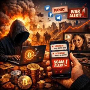 Cryptocurrency Fraudsters Gain Ground As Panic Over The War Fills Social Media