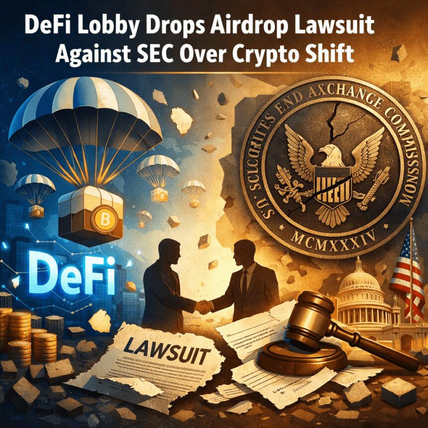 Defi Lobby Drops Airdrop Lawsuit Against Sec Over Crypto Shift