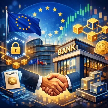 Eu Regulated Blockchain Securities Market Sees First Bank Join